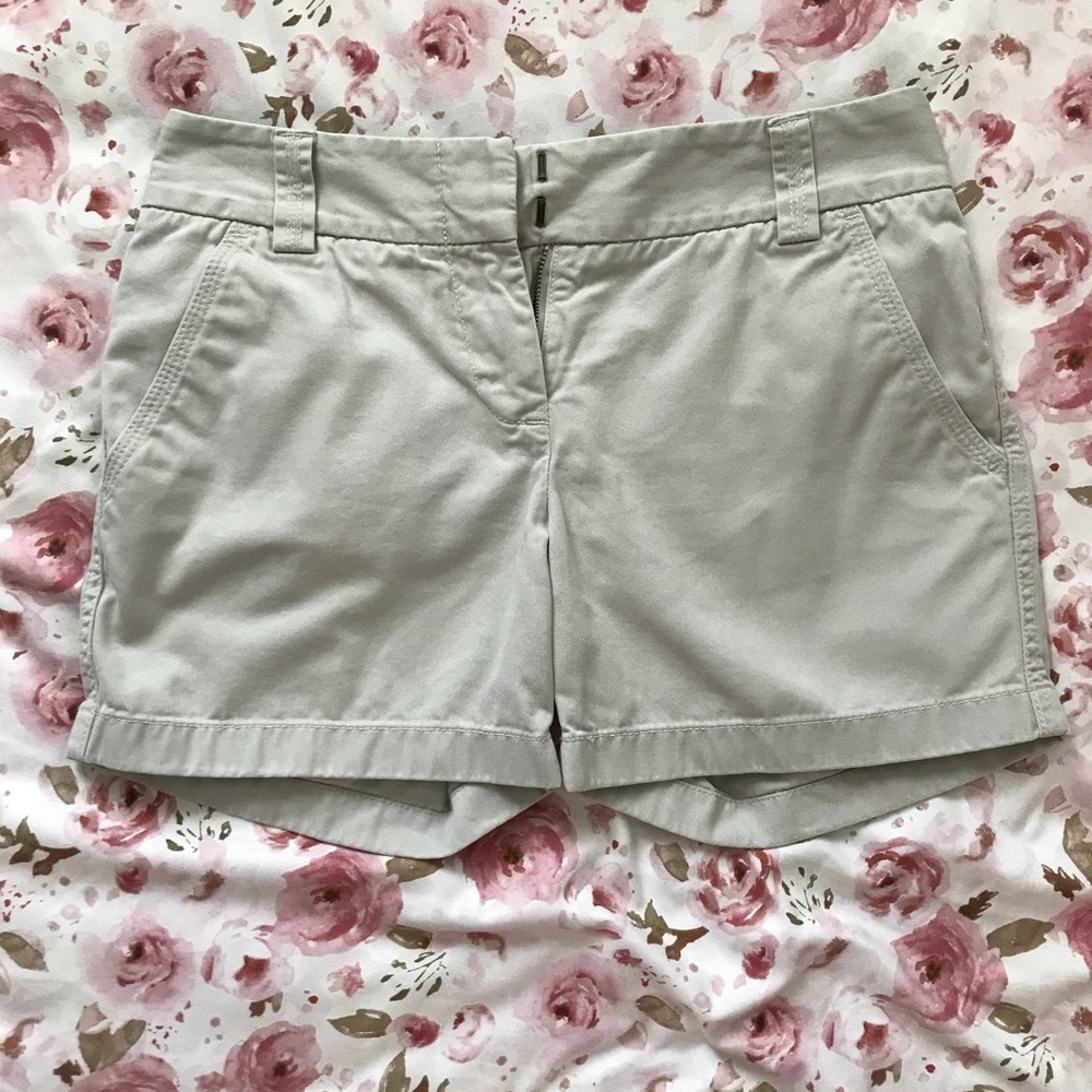 J Crew Classic Twill Chino Shorts